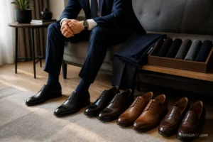 کت‌وشلوار را با چه کفش و جورابی بپوشیم؟ راهنمای کامل ست کردن بدون اشتباه