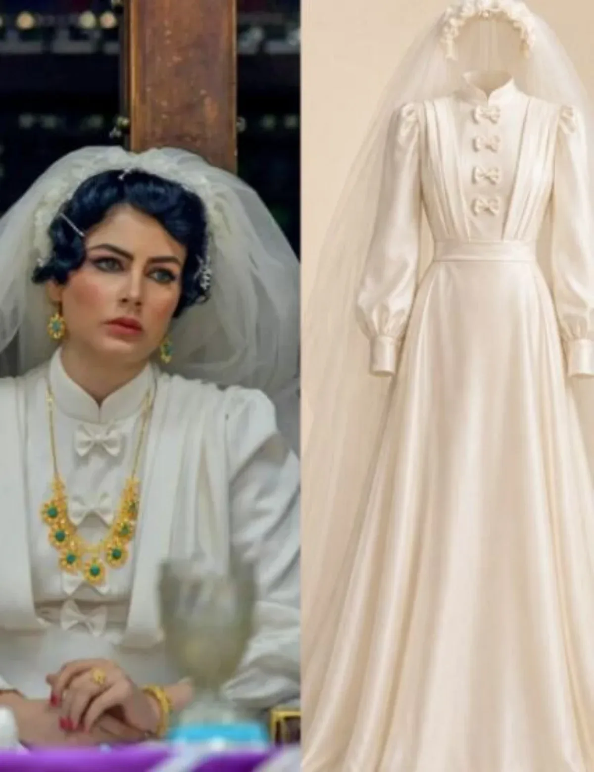 لباس عروسی خجسته در بامداد خمار