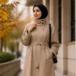 بارانی یقه‌قیفی دوباره مد شد؛ ۹ استایل شیک و پوشیده برای پاییز ۱۴۰۵