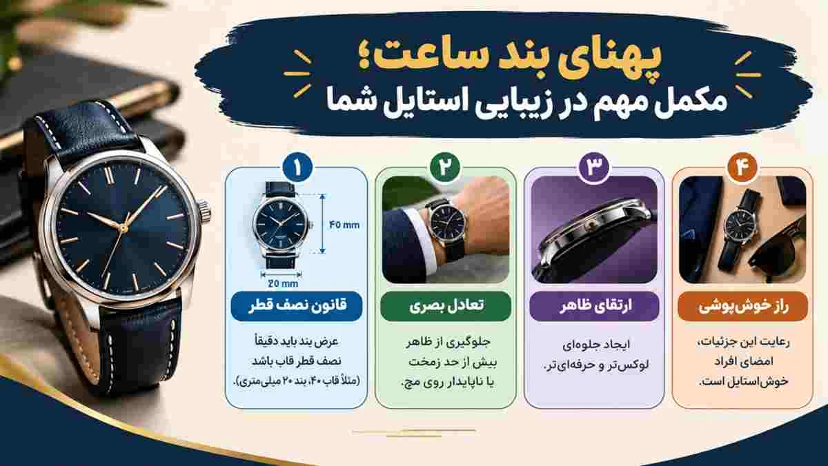 چطور سایز درست ساعت مچی را قبل از خرید آنلاین تشخیص دهیم؟
