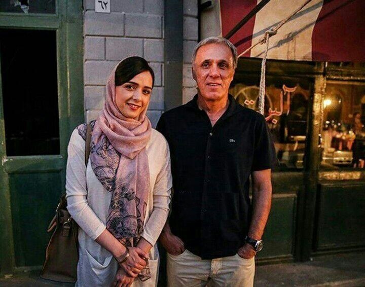 ترانه علیدوستی و پدرش حمید علیدوستی ترانه علیدوستی