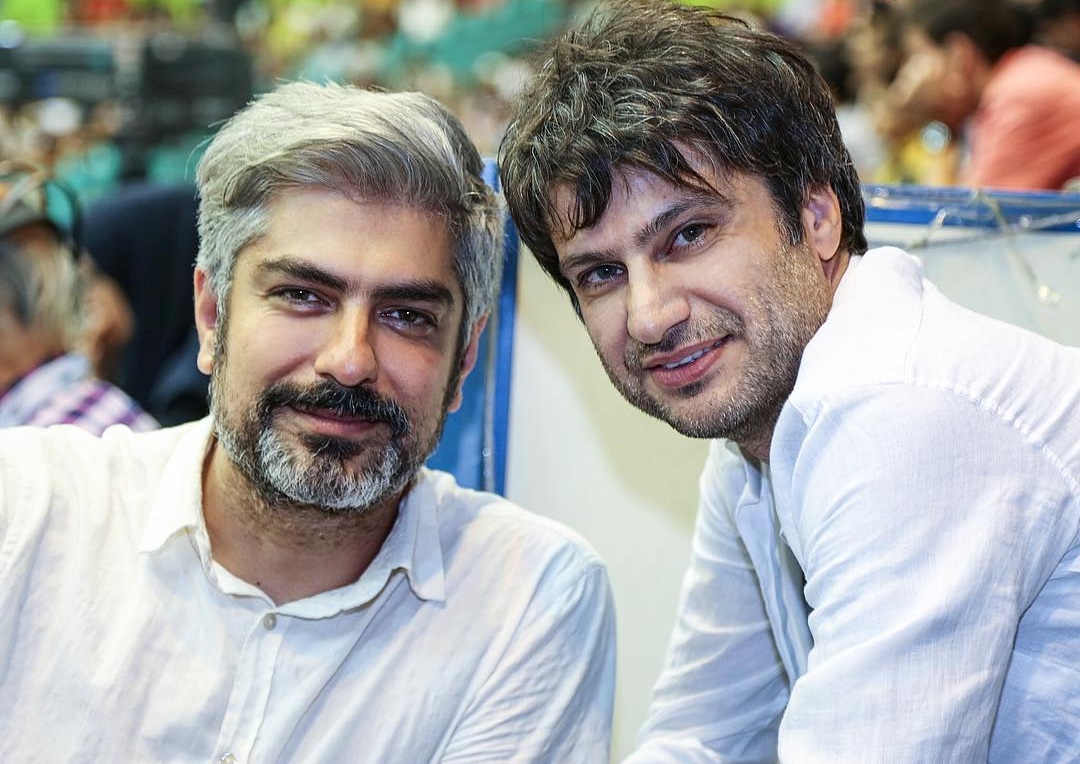 شهرام حقیقت دوست در کنار مهدی پاکدل شهرام حقیقت دوست