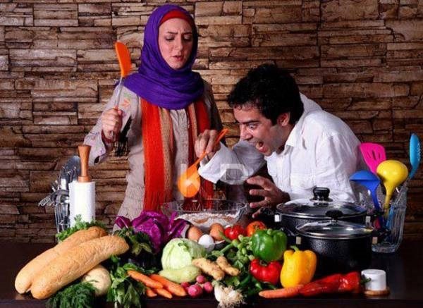 سحر ولدبیگی و همسرش