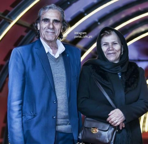 رضا ناجی و همسرش رضا ناجی