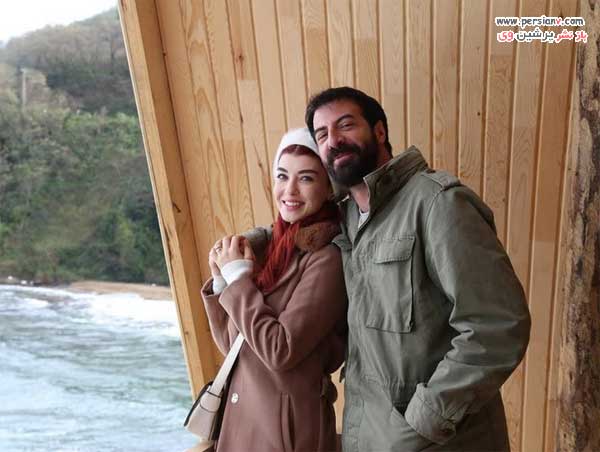 آسلیهان گونر و اسماعیل دمیرچی آسلیهان گونر و اسماعیل دمیرچی در نمایی از سریال عشق اول