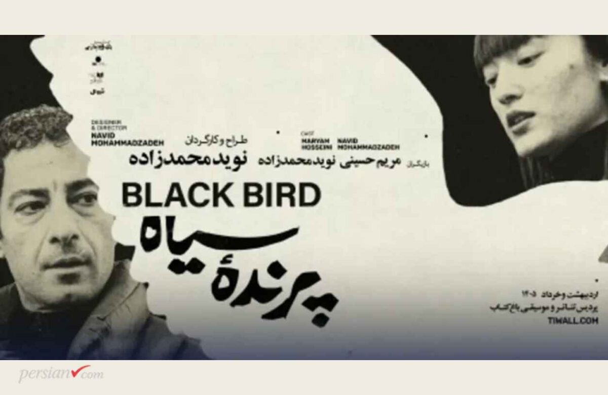 نوید محمدزاده و مریم حسینی در نمایش جنجالی «پرنده سیاه» | دومین تجربه کارگردانی