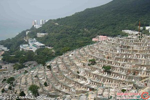 قبرستان جالب مسیحیان در هنگ کنگ+تصاویر