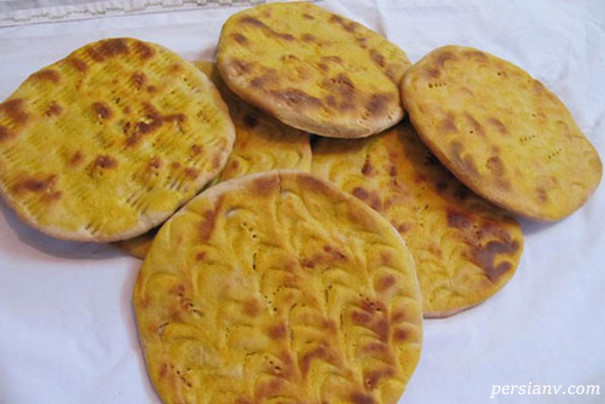 نان محلی فطیر نان محلی
