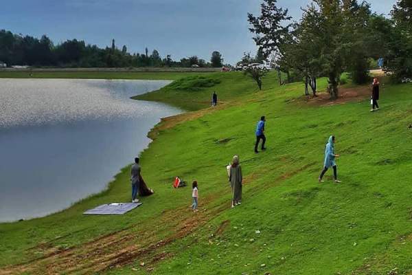 طبیعتی بسیارزیبا در دریاچه سقالکسار