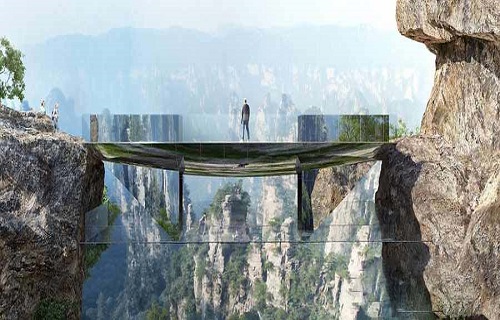 پل شیشه ای ترسناک