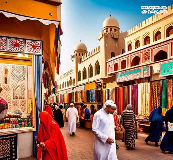بازارهای رنگارنگ دبی مرکز خرید در شهر دبی