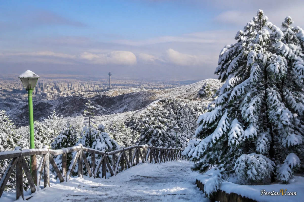 جاهای دیدنی تهران در زمستان