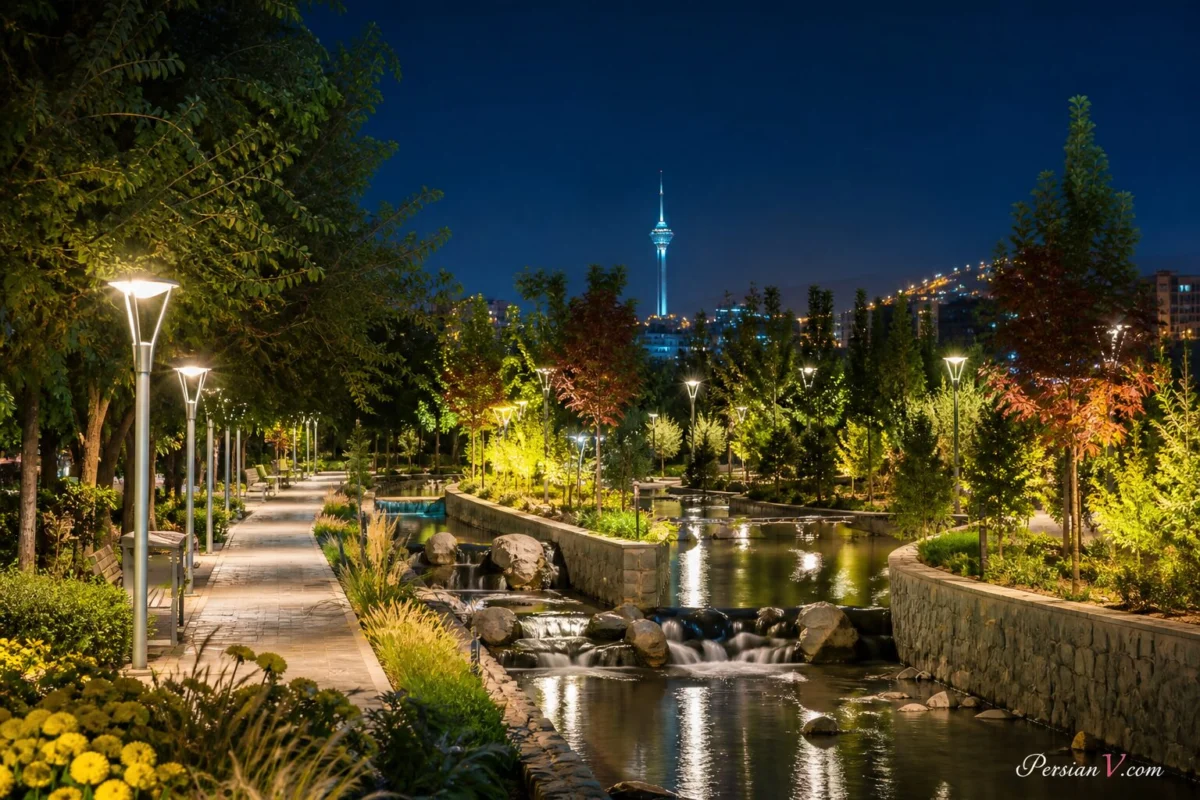 جاهای دیدنی تهران در شب