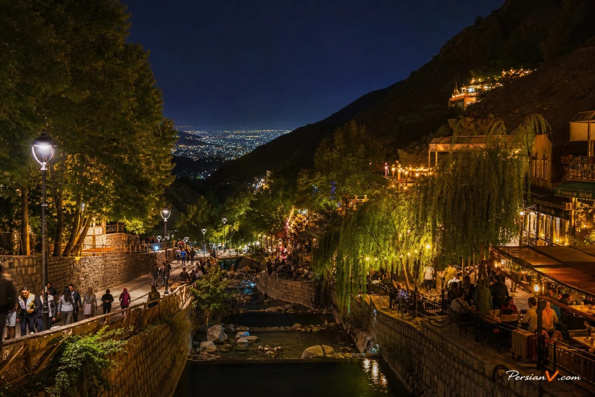 جاهای دیدنی تهران در شب