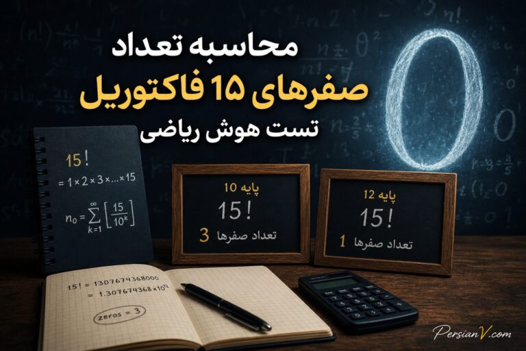 محاسبه تعداد صفرهای 15 فاکتوریل: تست هوش ریاضی