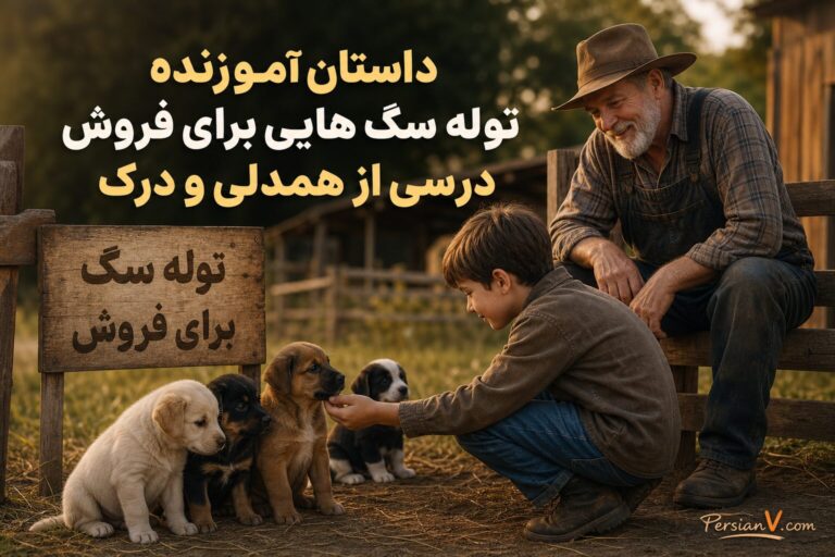 داستان توله سگ هایی برای فروش: درسی از همدلی و درک عمیق