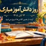 تبریک روز دانش آموز ۱۴۰۵؛ ۸۵ متن خاص و عکس‌نوشته برای ۱۳ آبان