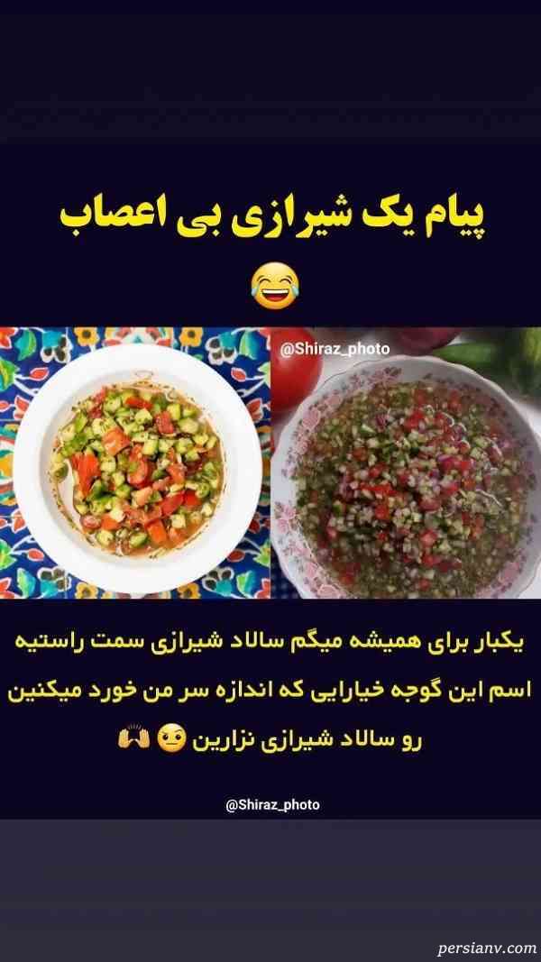 طنز سالاد شیرازی طنز شیرازی