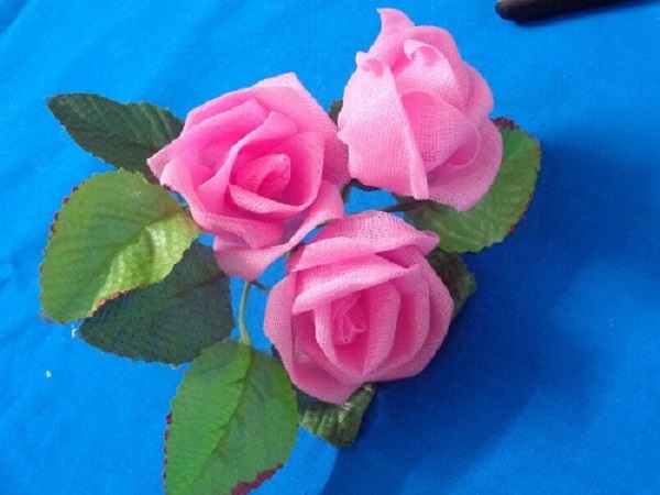 ساخت گل رز با تور