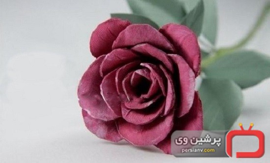 درست کردن گل رز
