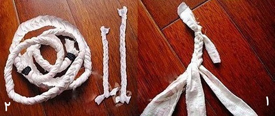 گیس کردن پارچه دمپایی پارچه ای