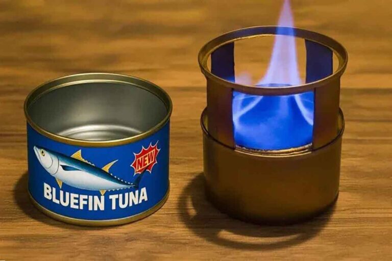 آموزش ساخت اجاق گاز اضطراری با قوطی تن ماهی در زمان قطعی برق
