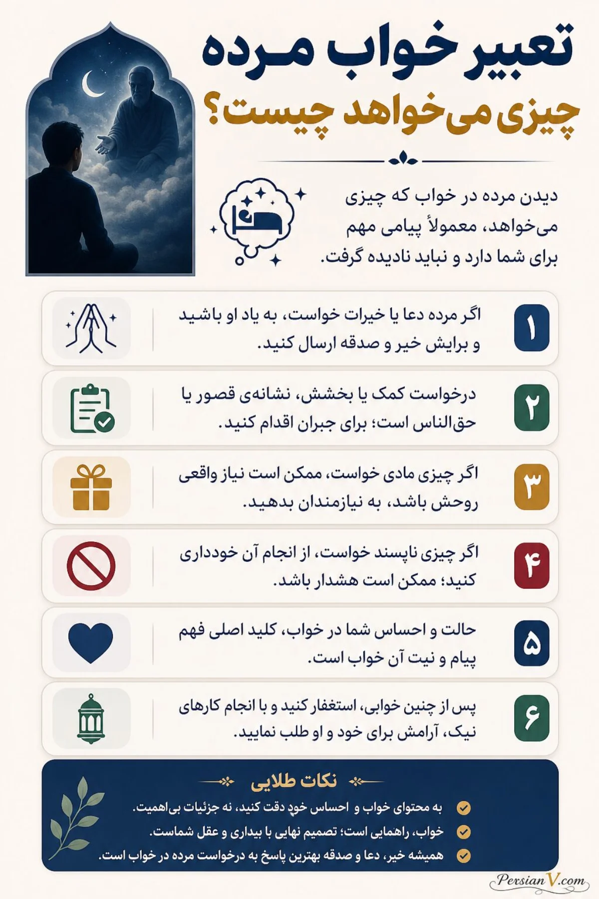 تعبیر خواب مرده چیزی میخواهد تعبیر خواب مرده چیزی میخواهد