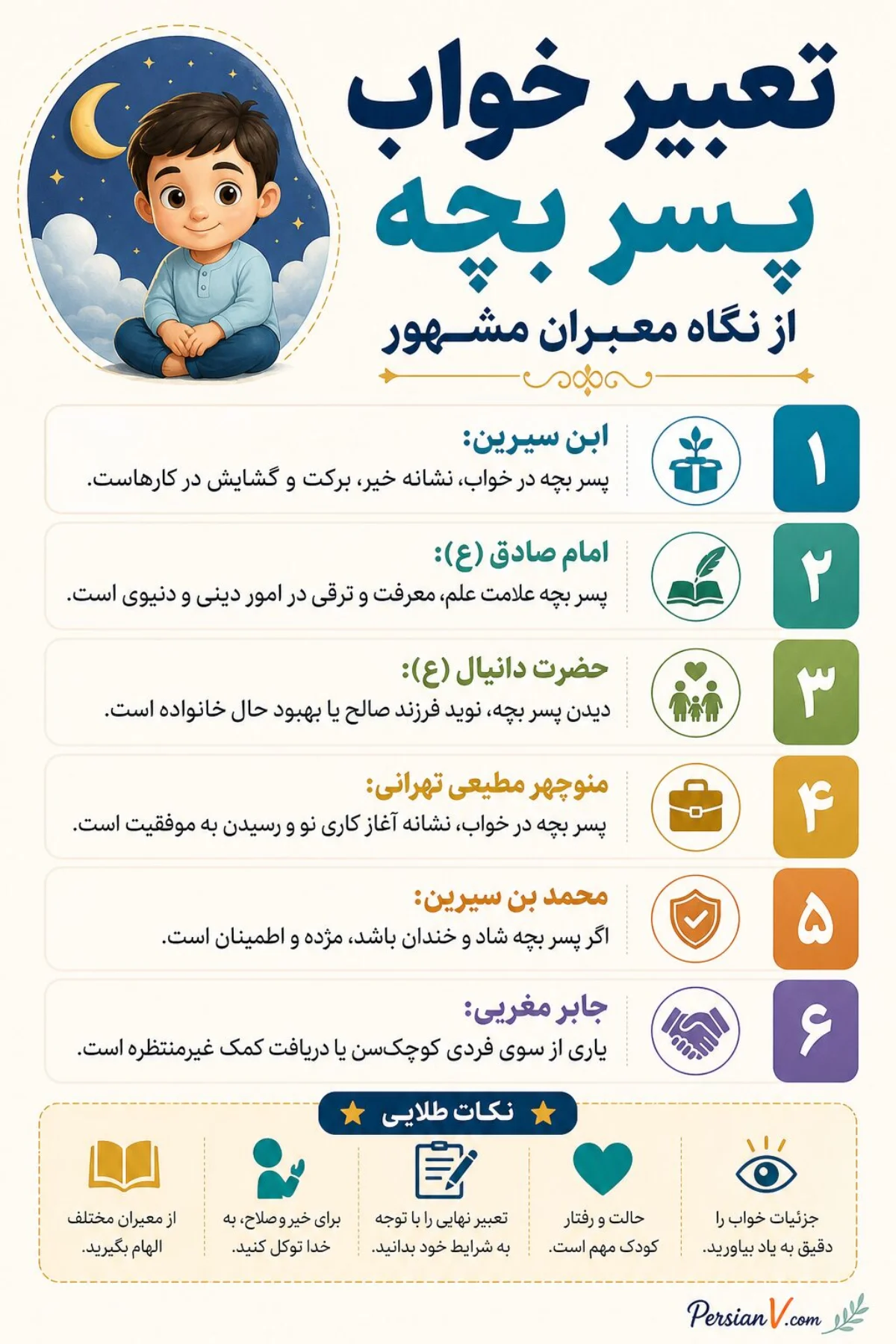 تعبیر خواب پسر بچه تعبیر خواب پسر بچه