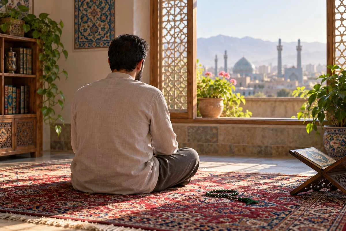 تعبیر خواب استغفار بعد از نماز در خلوت خانه
