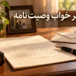 تعبیر خواب وصیت‌نامه؛ نوشتن، خواندن و وصیت پدر و مادر فوت‌شده