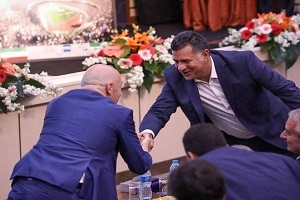 دورهمی پیشکسوتان و رئیس فیفا در جشن فوتبال ایران