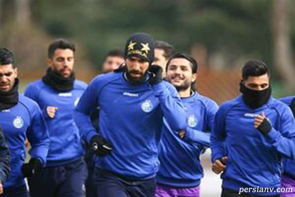 برگزاری تمرین استقلال با حضور مهمانی ویژه