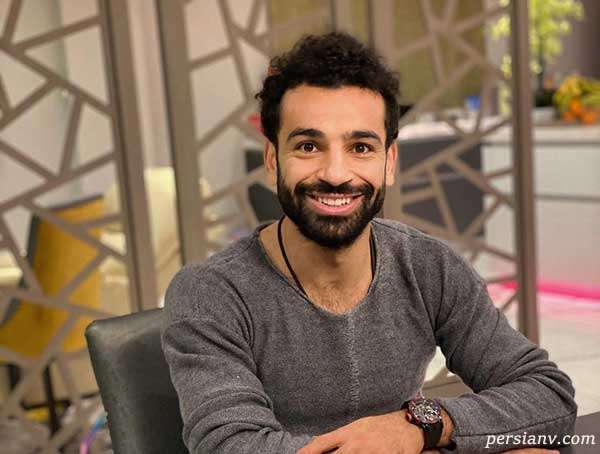 محمد صلاح و همسرش