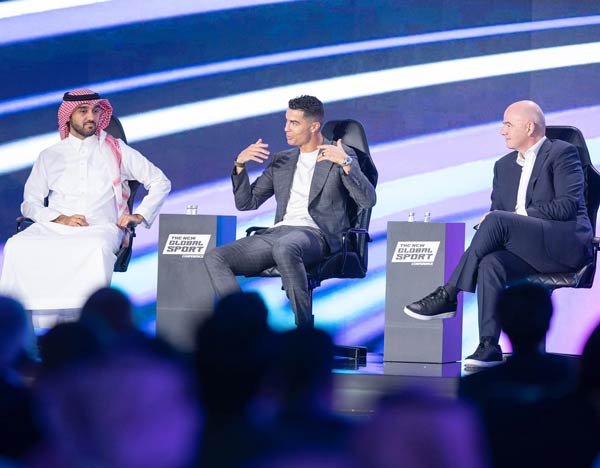 کریستیانو رونالدو و بن سلمان