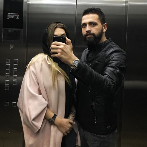 محسن افشانی و همسرش چهره ها در شبکه های اجتماعی 498