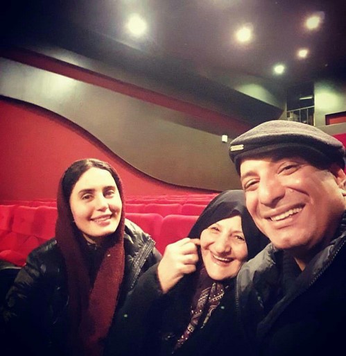 عکس بازیگران سینما و تلویزیون با والدین