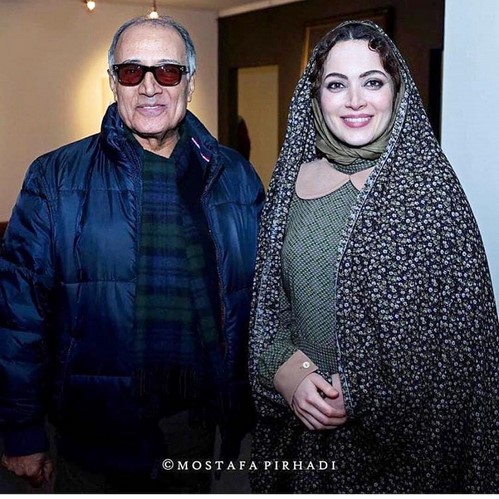 بهنوش طباطبایی و عباس کیارستمی چهره ها در شبکه های اجتماعی 558