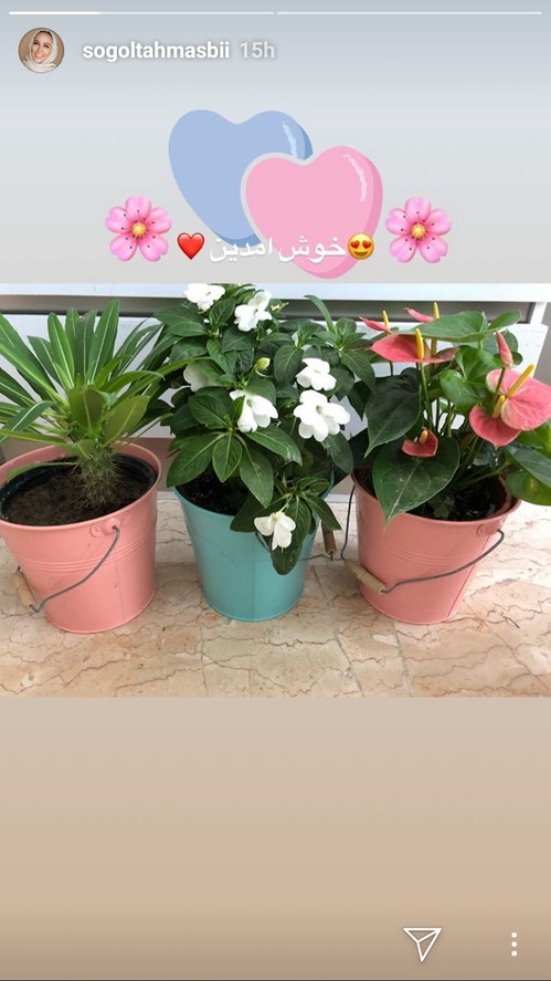 سوگل طهماسبی اینستاگرام هنرمندان 97
