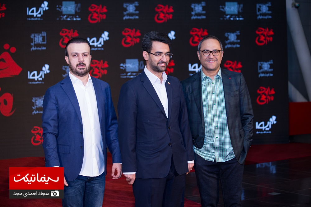 رامبد جوان و محمدجواد آذری جهرمی و احمد مهران فر فیلم سینمایی قانون مورفی