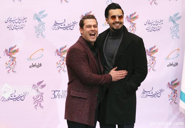 مهرداد صدقیان و پژمان بازغی افتتاحیه جشنواره فیلم فجر 97