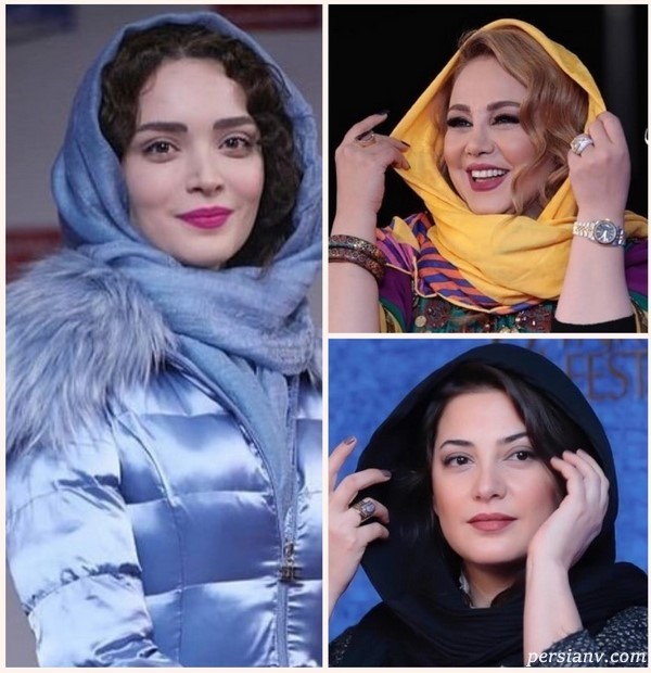 چهره های مشهور در روز پنجم جشنواره فجر 97 | از بهنوش طباطبایی در نقش ملکه زمستان تا استایل شیک طناز طباطبایی !