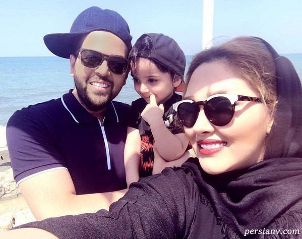 عماد طالب زاده و همسر و پسرش عماد طالب زاده