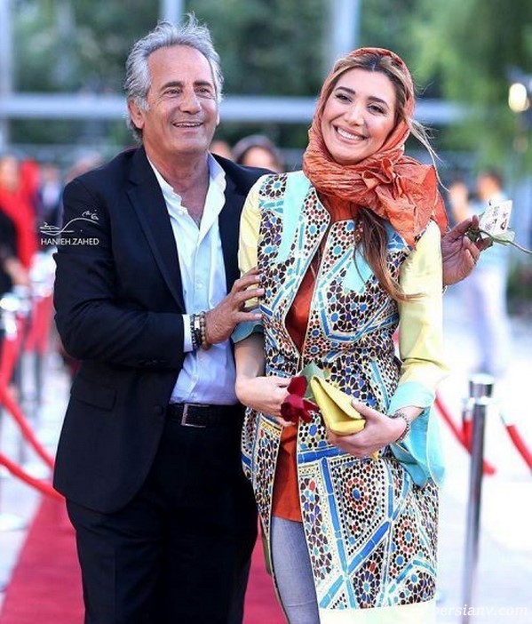 نیکی مظفری و پدرش مجید مظفری نیکی مظفری