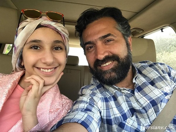 امیرخسرو عباسی و دخترش تبریک روز دختر
