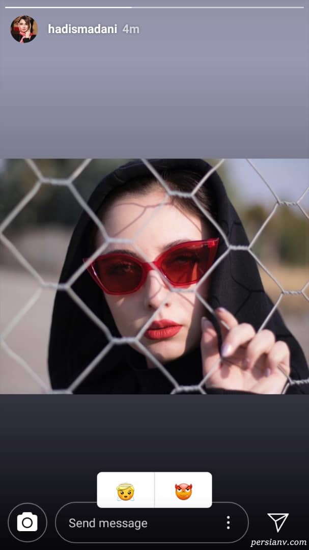 حدیث مدنی اینستاگرام هنرمندان 277