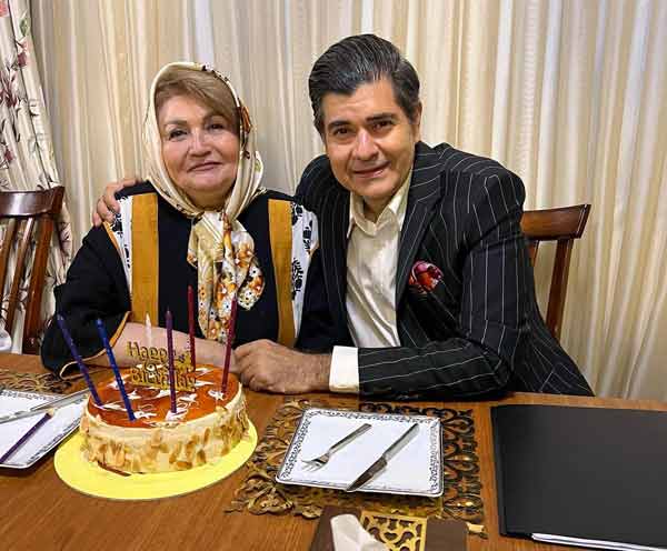 سالار عقیلی و مادرش