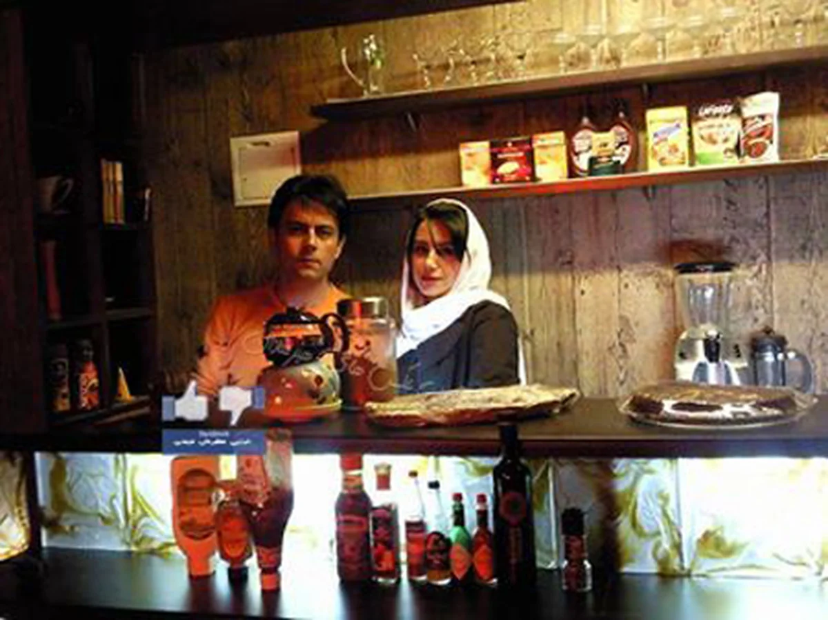 رحیم نوروزی و همسرش