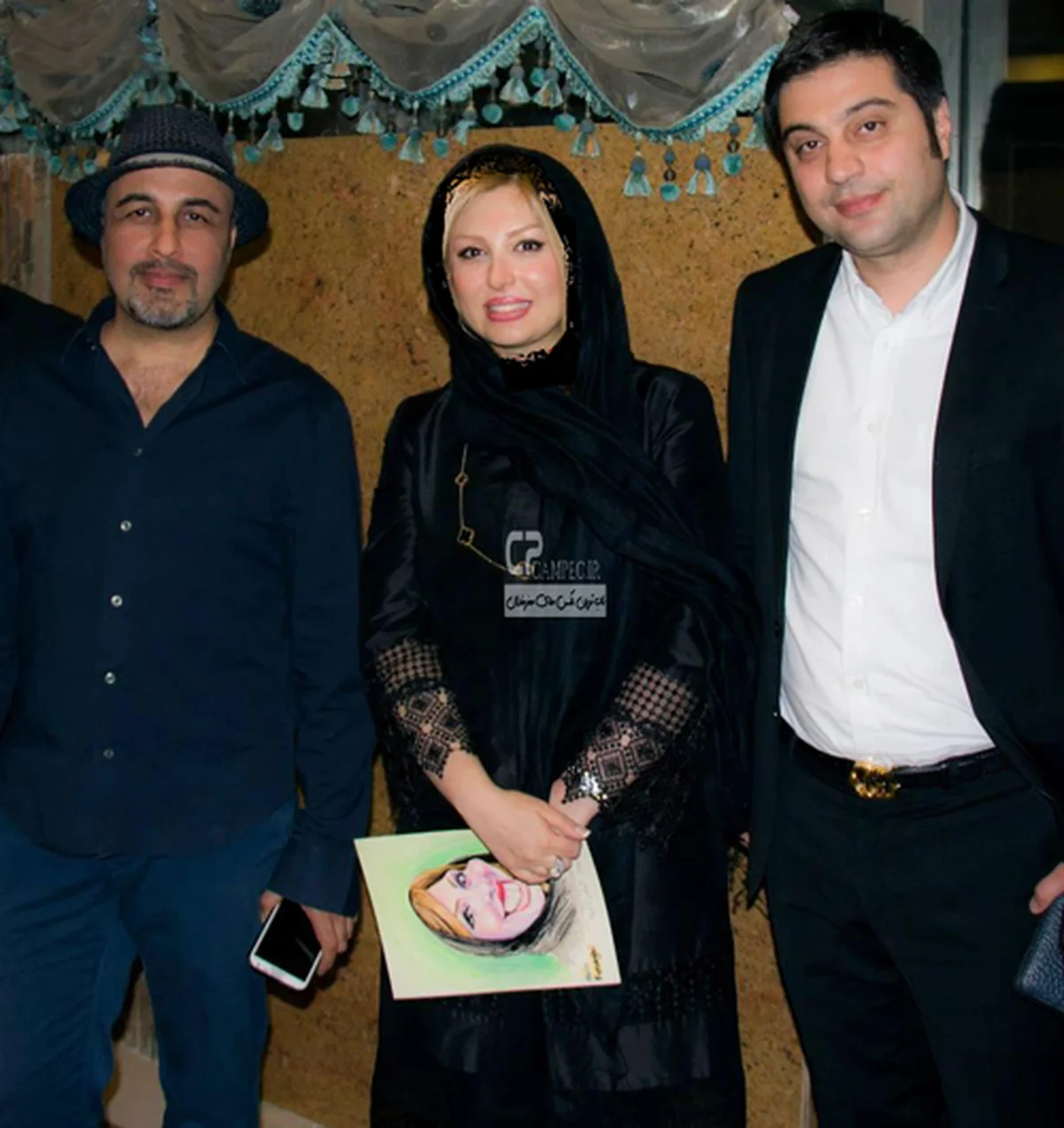 نیوشا ضیغمی و همسرش نیوشا ضیغمی و همسرش