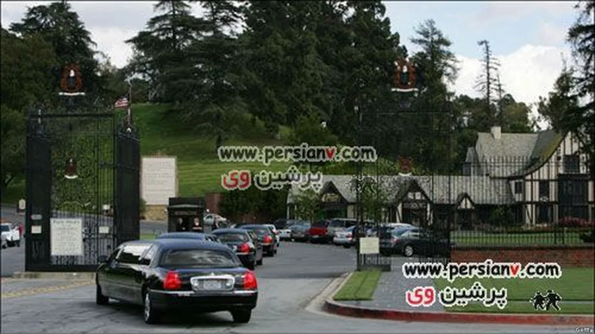 عکسهای تشییع جنازه الیزابت تیلور عکسهای تشییع جنازه الیزابت تیلور