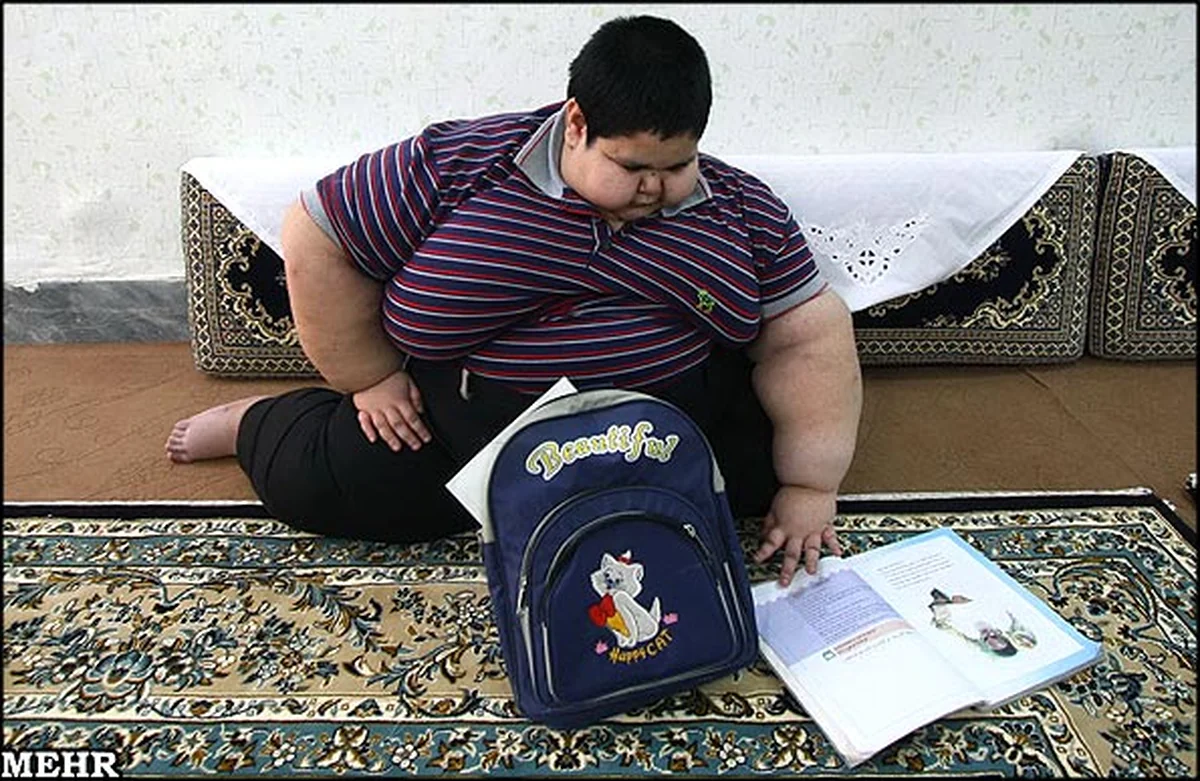 چاقترین پسر ایرانی محسن پورمحمدی چاقترین پسر ایرانی محسن پورمحمدی
